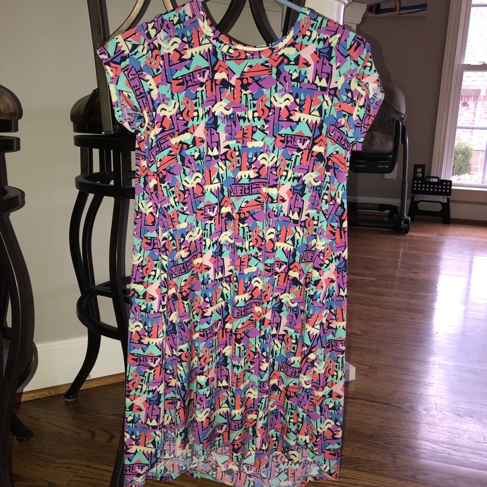 LuLaRoe Scarlett Youth size 12 dress. NWOT